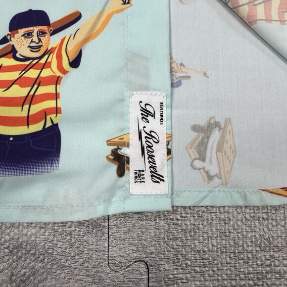 RSVLTS The Sandlot The Great Hambino Shirt Mens 3XL XXXL Short Sleeve Preppy AOP - Picture 8 of 12